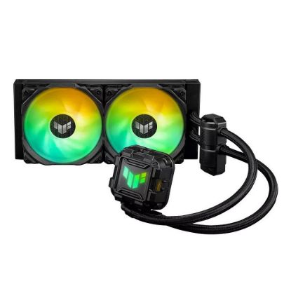 Obrázek ASUS vodní chladič CPU AIO TUF GAMING LC II 240 ARGB, 2 x 120mm, LGA1851, AM5