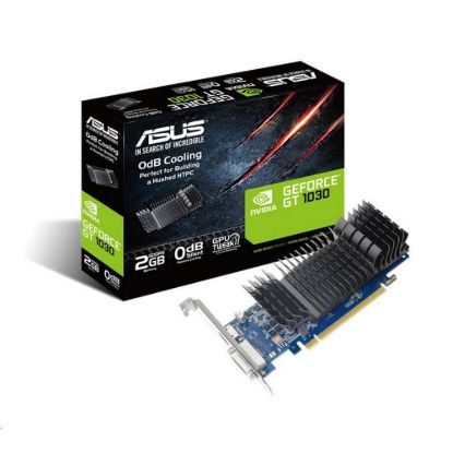 Obrázek ASUS VGA NVIDIA GeForce GT 1030 BRK 2G, 2G GDDR5, 1xHDMI, 1xDVI