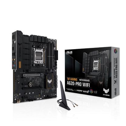 Obrázek ASUS MB Sc AM5 TUF GAMING A620- PRO WIFI, AMD A620, 4xDDR5, 1xHDMI, 1xDP, ATX