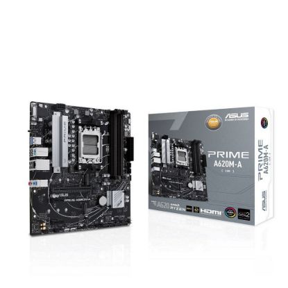 Obrázek ASUS MB Sc AM5 PRIME A620M- A- CSM, AMD A620, 4xDDR5, 1xHDMI, 1xDP, 1xVGA, mATX