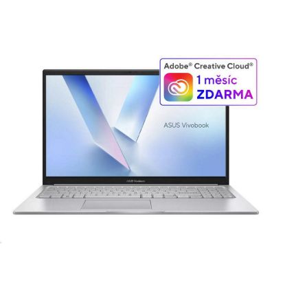 Obrázek ASUS NTB Vivobook 15 (X1504VA- BQ4155 W), Core 5 120U, 15.6" 1920 x 1080, 8 GB, 512 GB SSD, Intel, W11 Home, Silver
