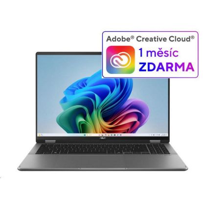 Obrázek ASUS NTB Vivobook 16 Flip (TP3607SA- OLED099 W), Ultra 7 258V, 16" 1920 x 1200, 32 GB, 1 TB SSD, Intel Arc, W11 Home…