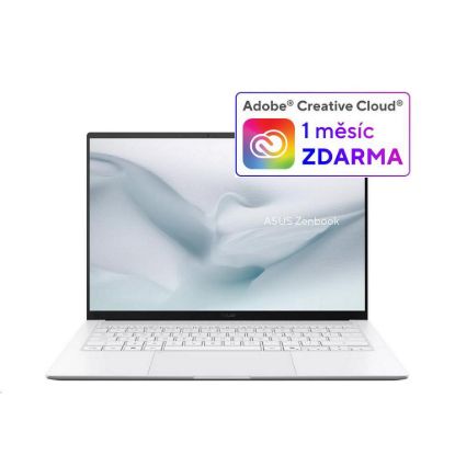 Obrázek ASUS NTB Zenbook S 14 (UX5406AA- OLED081X), Ultra 9 386H, 14" 2880 x 1800, 32 GB, 1 TB SSD, Intel, W11 Pro, White