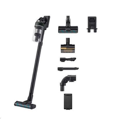 Obrázek Samsung 2- in- 1 stick vacuum Battery Dry Bagless 580 W Black, Chrome, Green, Wood, EU