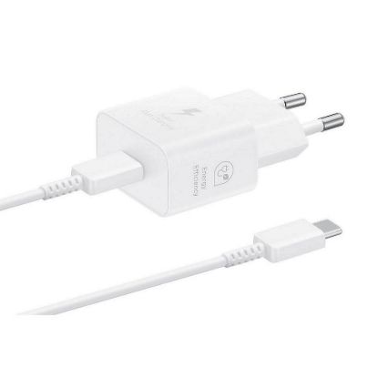 Obrázek Samsung síťová nabíječka EP- T2510XWE + kabel USB- C, 25 W, bílá
