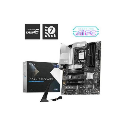 Obrázek MSI MB Sc LGA1851 PRO Z890- S WIFI, Intel Z890, 4xDDR5, 1xDP, 1xHDMI, 1xDP Type- C, WI- FI