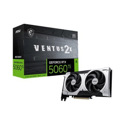 Obrázek MSI VGA NVIDIA GeForce RTX 5060 Ti 8G VENTUS 2X OC PLUS, RTX 5060 Ti, 8 GB GDDR7, 3xDP, 1xHDMI