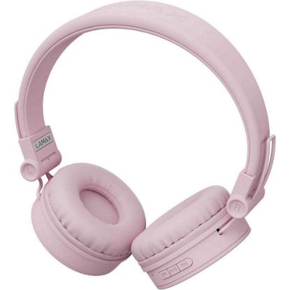 Obrázek LAMAX Beat Blaze2 náhlavní sluchátka, USB- C - růžová