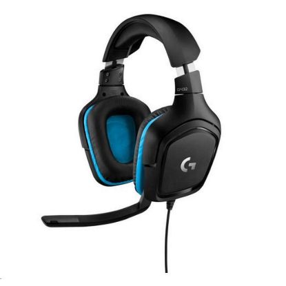Obrázek Logitech herní sluchátka G432 7.1 Wired