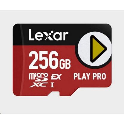 Obrázek Lexar microSD Express I PLAY Pro Express 7.1, R900/ W600 C10 U3 (UHS- I) 256 GB