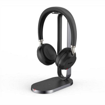 Obrázek Yealink BH72 Bluetooth černá náhlavní soupravou na obě uši se stojanem USB- A