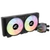 Obrázek Zalman vodní chladič CPU ALPHA24 Black / 2 x 120 mm / PWM / ARG / černá
