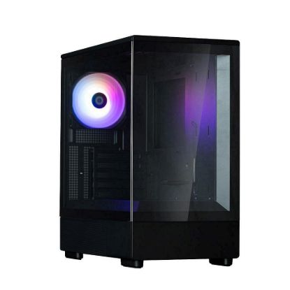 Obrázek ZALMAN case P10, Mini Tower, mATX, 1xUSB 3.0, 1xUSB- C, 1x 120mm ARGB Fan, černá