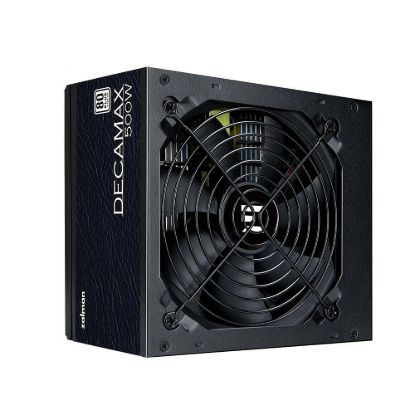Obrázek ZALMAN zdroj Decamax, 500 W, 120mm, 80Plus, černá