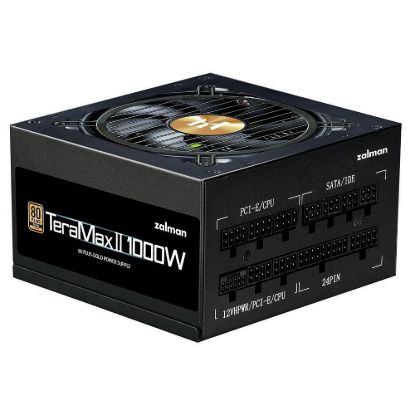 Obrázek ZALMAN zdroj TeraMax II, 1000 W, 120mm, 80Plus Gold, Plně Modulární, ATX 3.0, černá