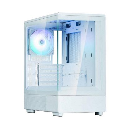 Obrázek ZALMAN case P10, Mini Tower, mATX, 1xUSB 3.0, 1xUSB- C, 1x 120mm ARGB Fan, bílá
