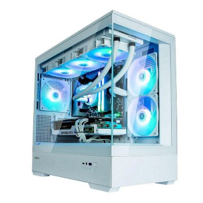 Obrázek ZALMAN case P30, Mini Tower, mATX, 1xUSB 3.0, 1xUSB- C, 3x 120mm ARGB Fan, bílá