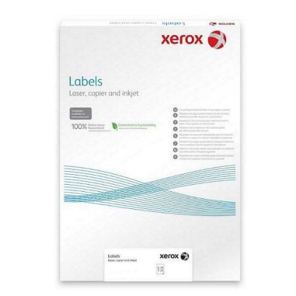 Obrázek Xerox PNT Label - Clear PaperBack A4 (229g/ 50 listů, A4) - odolná plastová samolepka