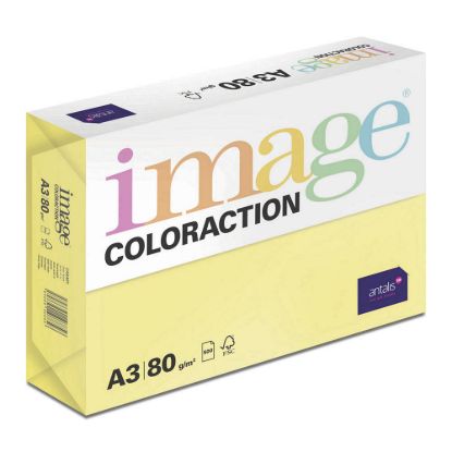 Obrázek Antalis Papír Image Coloraction Canary - středně žlutá (CY39) A3 (80g/ 500ks)