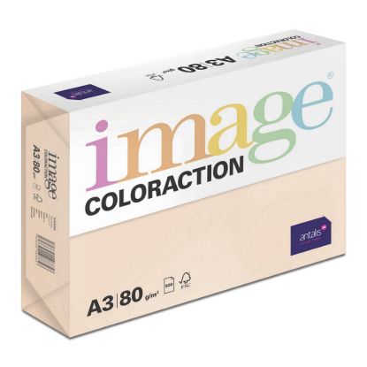 Obrázek Antalis Papír Image Coloraction Savana - meruňková (SA24) A3 (80g/ 500ks)