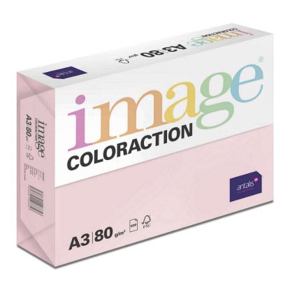 Obrázek Antalis Papír Image Coloraction Tropic - pastelově růžová (OPI74) A3 (80g/ 500ks)