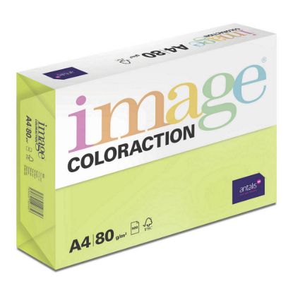 Obrázek Antalis Papír Image Coloraction Rio - reflexní zelená (NeoGn) A4 (80g/ 100ks)