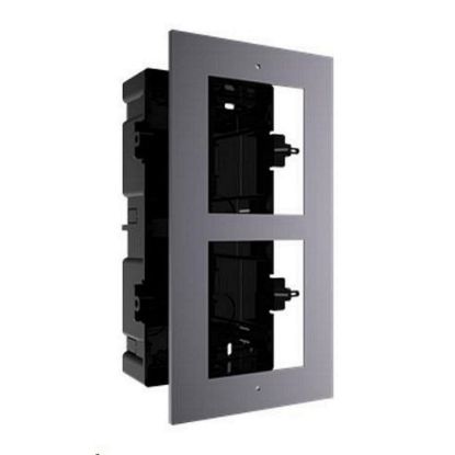 Obrázek HIKVISION DS- KD- ACF2, rámeček pro modulární interkom, pro 2 moduly, zápustná montáž