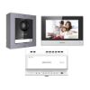 Obrázek HIKVISION DS- KIS702, kit videotelefonu, 2- drát, bytový monitor + dveřní stanice + napájecí zdroj