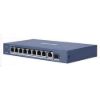 Obrázek HIKVISION DS- 3E0510P- E (8+2), switch 8xGb PoE + 1x Gb uplink RJ- 45 + 1x Gb uplink SFP, 110 W