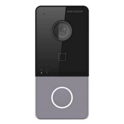 Obrázek HIKVISION DS- KV6113- WPE1(C), IP dveřní interkom, 1- tlač., plast, čtečka karet, 2MPx kamera, WiFi