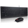 Obrázek LENOVO klávesnice Essential Wired USB Keyboard + Mouse Set - USB, černá
