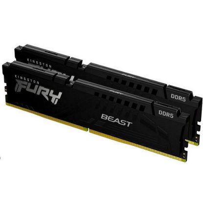 Obrázek KINGSTON DIMM DDR5 16 GB (Kit of 2) 5600MT/ s CL40 FURY Beast Černá