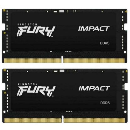 Obrázek KINGSTON SODIMM DDR5 32 GB (Kit of 2) 5600MT/ s CL40 FURY Impact PnP