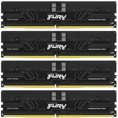 Obrázek KINGSTON DIMM DDR5 128 GB (Kit of 4) 5600MT/ s CL36 FURY Renegade Pro ECC Reg PnP