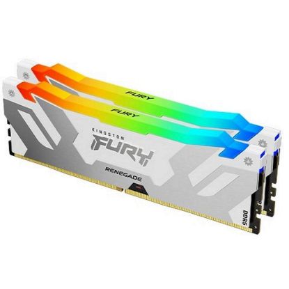 Obrázek KINGSTON DIMM DDR5 32 GB (Kit of 2) 7200MT/ s CL38 FURY Renegade Bílá RGB XMP