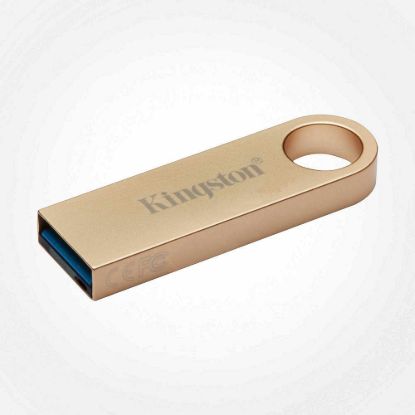 Obrázek Kingston 64 GB DataTraveler DTSE9, 3. Generace, USB 3.2, zlatá