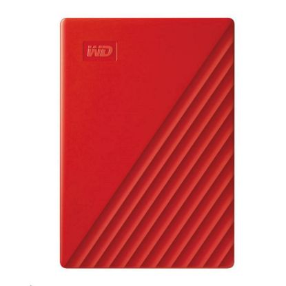 Obrázek WD My Passport Portable 4 TB, Externí HDD, USB 3.0, červená
