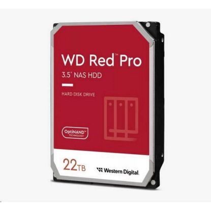 Obrázek WD RED Pro NAS WD221KFGX 22 TB, SATA III 3.5", 512MB 7200RPM, 265MB/ s, CMR