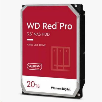 Obrázek WD RED Pro NAS WD202KFGX 20 TB, SATA III 3.5", 512MB 7200RPM, 285MB/ s, CMR
