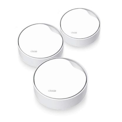 Obrázek TP- Link Deco X50- PoE (3- pack) WiFi6 Mesh (AX3000, 2, 4GHz/ 5GHz, 1 x 2, 5GbELAN/ WAN, 1xGbELAN/ WAN, 1xPoE)