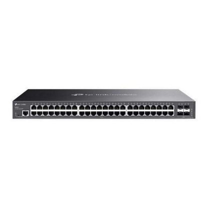 Obrázek TP- Link OMADA switch SG3452 (48xGbE, 4xSFP, 2xConsole, fanless)