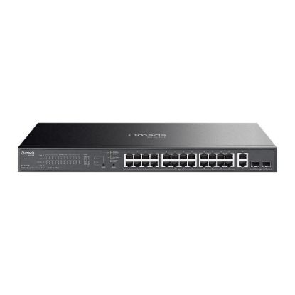 Obrázek TP- Link OMADA switch ES228GP (26xGbE, 2xSFP, 24xPoE+, 250 W)