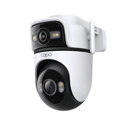 Obrázek TP- Link Tapo C545D venkovní/ outdoor otočná kamera (2x 3MP, 2K 1296p, IR 30m, WiFi, 1 x 100Mb/ s, micro SD card)