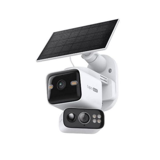Obrázek TP- Link Tapo C645D KIT venkovní/ outdoor otočná kamera (2x 3MP, 2K 1296p, IR 10m, WiFi, micro SD card)