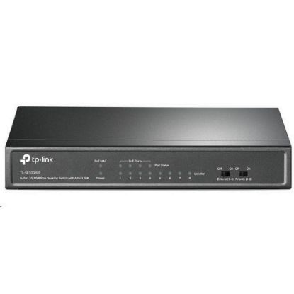 Obrázek TP- Link switch TL- SF1008LP (8 x 100Mb/ s, 4xPoE, 41 W, fanless)