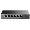 Obrázek TP- Link switch TL- SF1006P (6 x 100Mb/ s, 4xPoE+, 67 W, fanless)