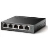 Obrázek TP- Link Easy Smart switch TL- SG105PE (5xGbE, 4xPoE+, 65 W, fanless)