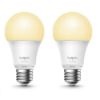 Obrázek TP- Link Tapo L510E (2- pack) chytrá WiFi stmívatelná LED žárovka (bílá, 2700K, 806lm, 2, 4GHz, E27)