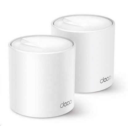 Obrázek TP- Link Deco X50(2- pack) WiFi6 Mesh (AX3000, 2, 4GHz/ 5GHz, 3xGbELAN/ WAN)