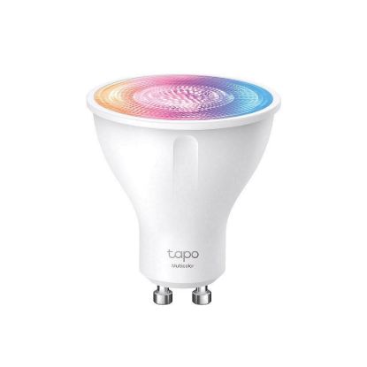 Obrázek TP- Link Tapo L630 chytrá WiFi stmívatelná LED žárovka (barevná, 2200K- 6500K, 350lm, 2, 4GHz, GU10)